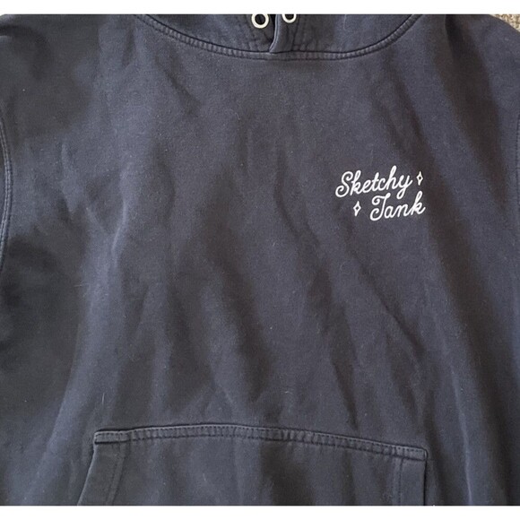 Lurking Class Sketchy Tank Hoodie Men S (no Tag) Black Heart Death Skeleton Love - Picture 4 of 6